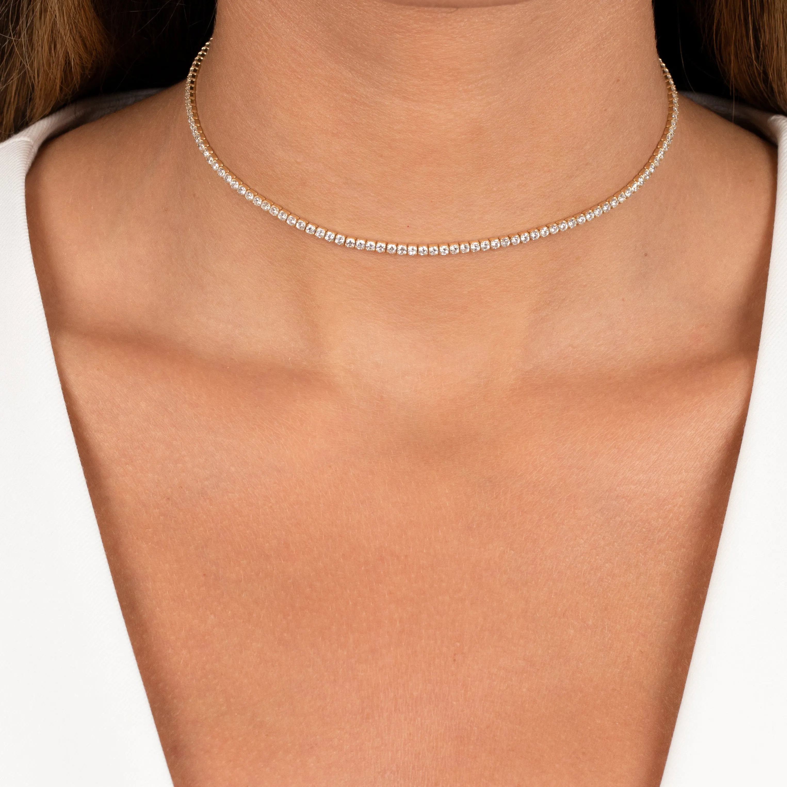 Thin Tennis Choker sold by Adina Eden's product image thumbnail 2