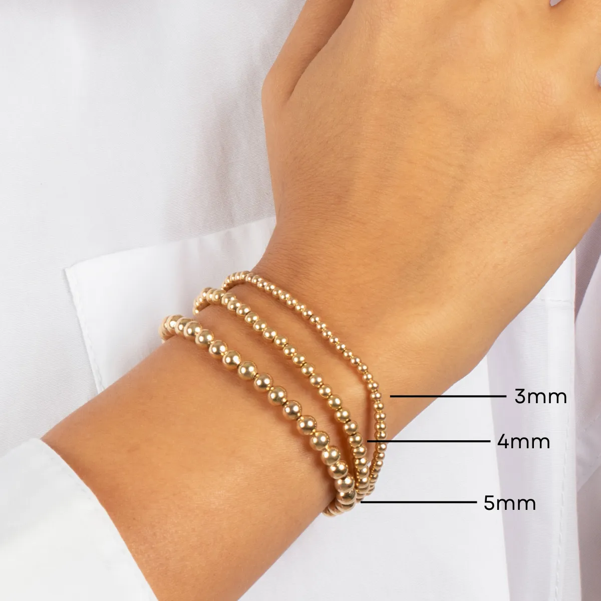 Beaded Ball Bracelet sold by Adina Eden's product image thumbnail 3