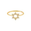 Diamond Star of David Ring 14K sold by Adina Eden's