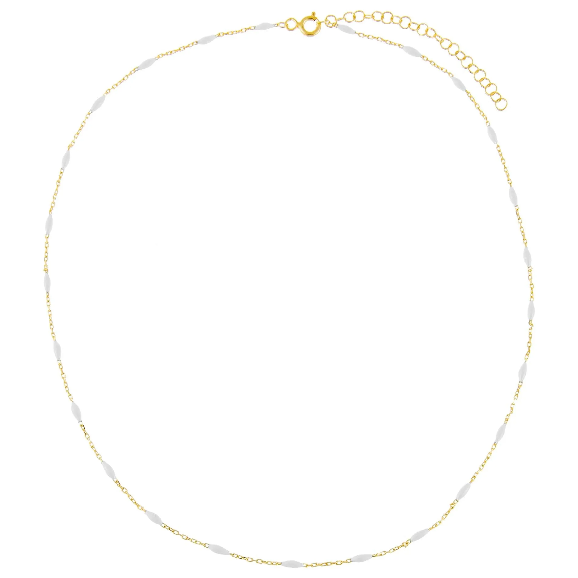 Colored Enamel Bead Necklace sold by Adina Eden's product image thumbnail 2