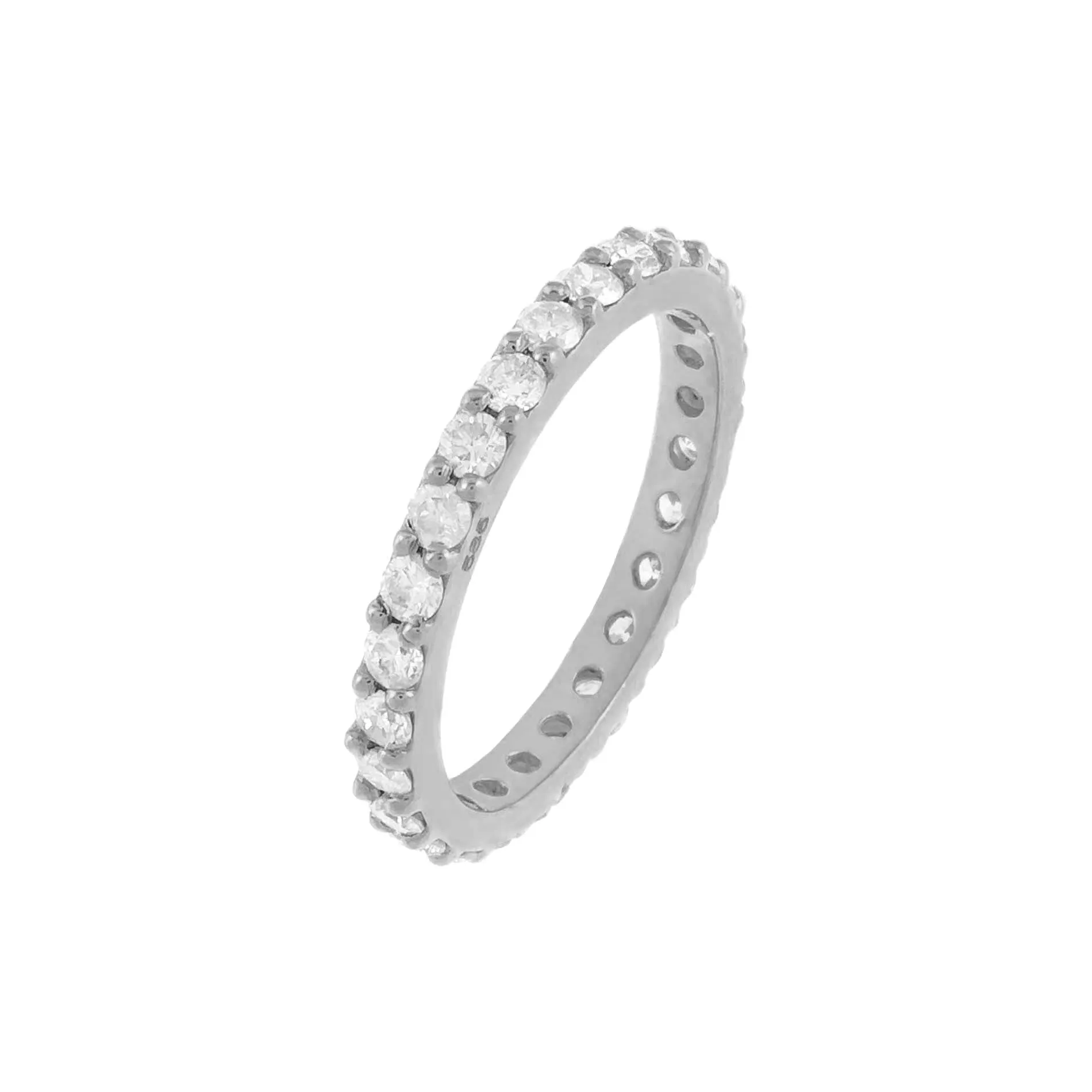 Diamond Thin Eternity Band 14K sold by Adina Eden's product image thumbnail 4