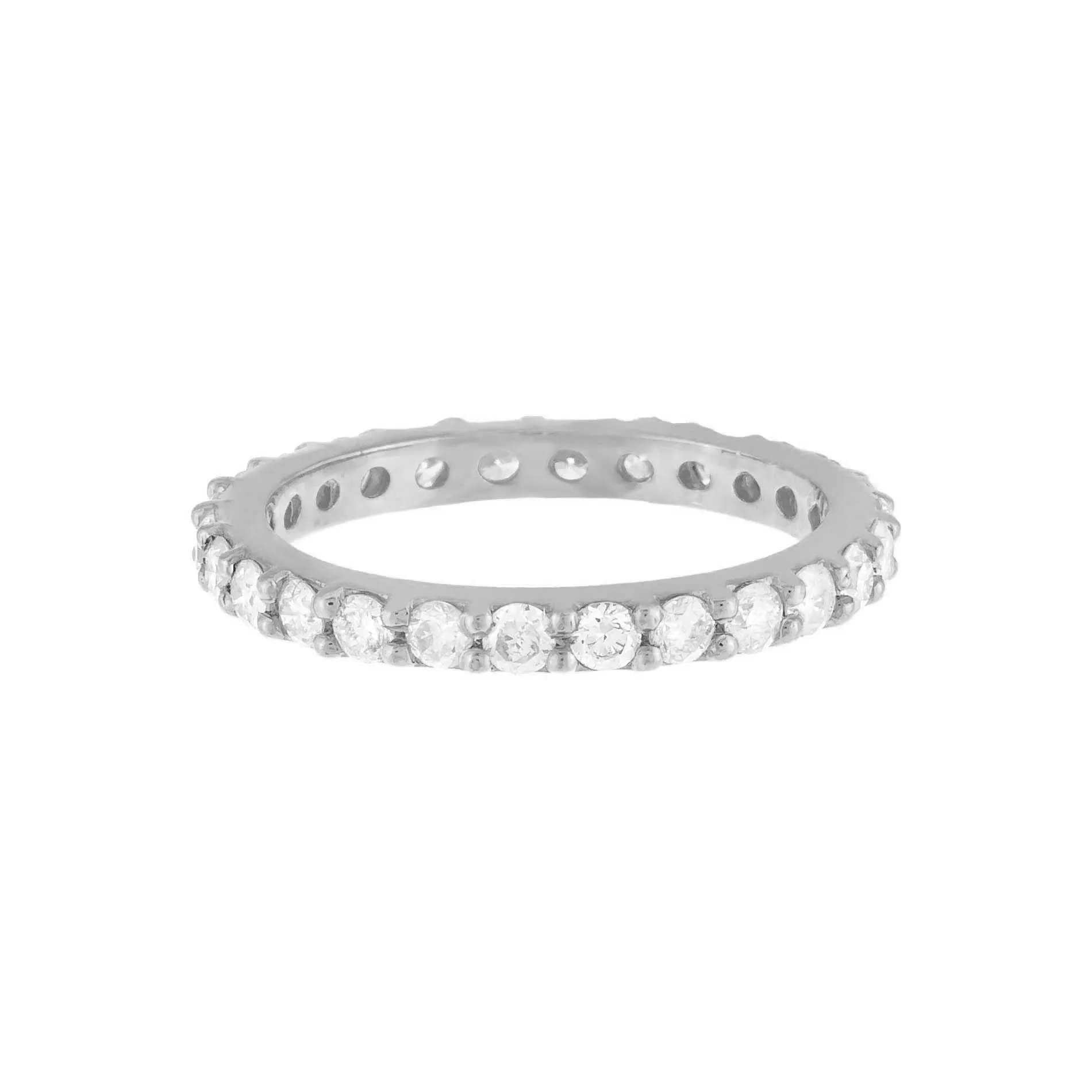 Diamond Thin Eternity Band 14K sold by Adina Eden's product image thumbnail 5