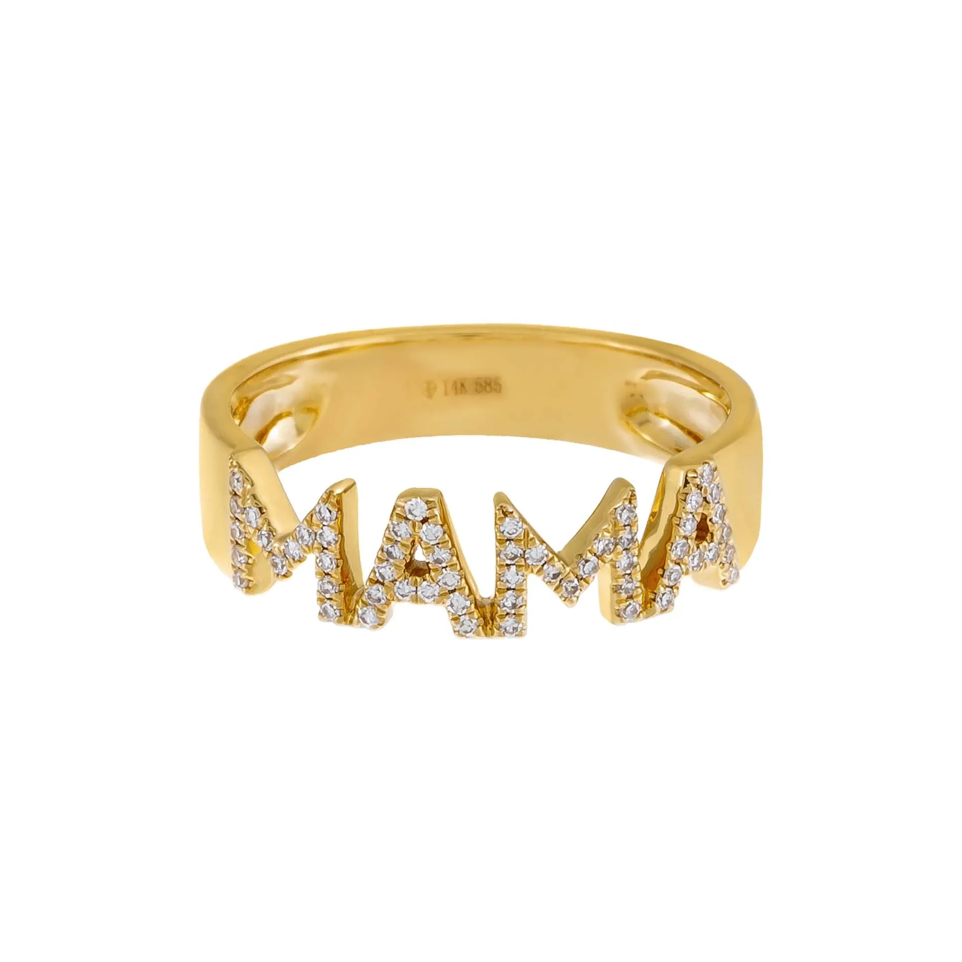 Diamond Mama Ring 14K sold by Adina Eden's product image thumbnail 3