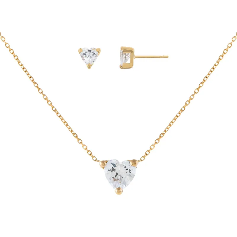 I Heart You Combo Set 14K sold by Adina Eden's