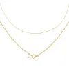 Chain Toggle Necklace Combo Set sold by Adina Eden's