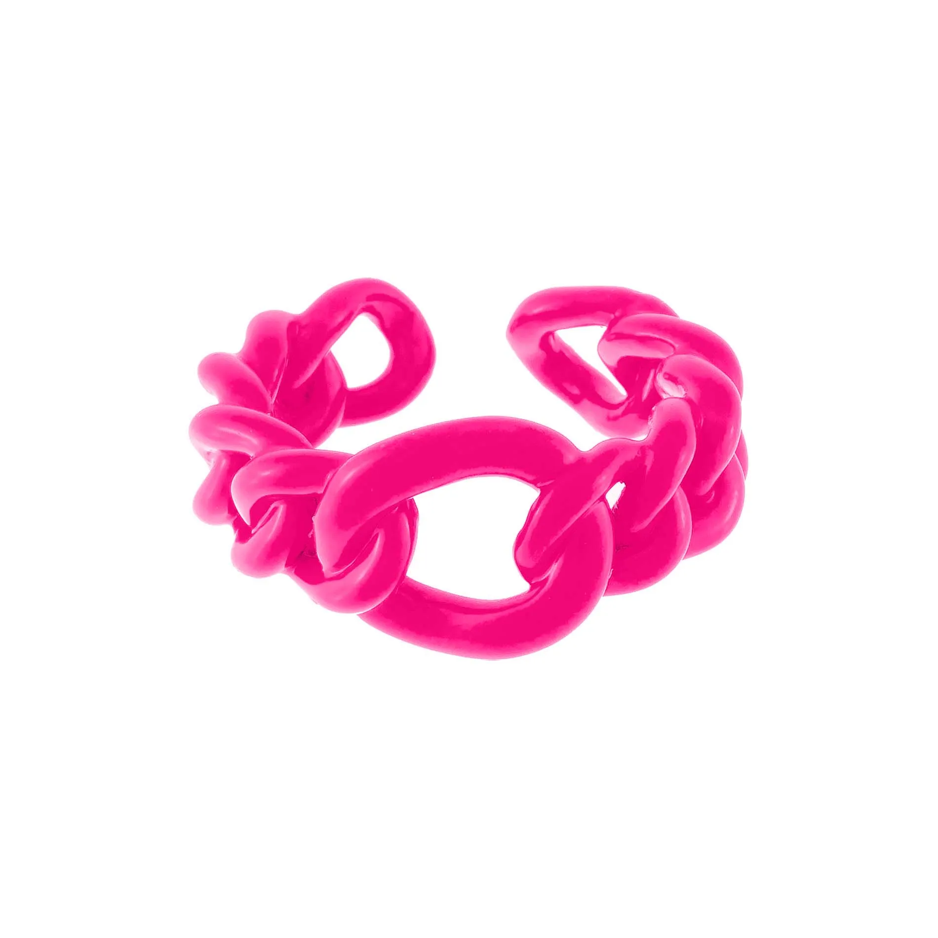 Enamel Chunky Chain Ring sold by Adina Eden's product image thumbnail 2