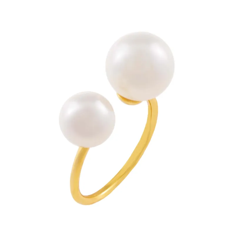 Open Pearl Ring sold by Adina Eden's
