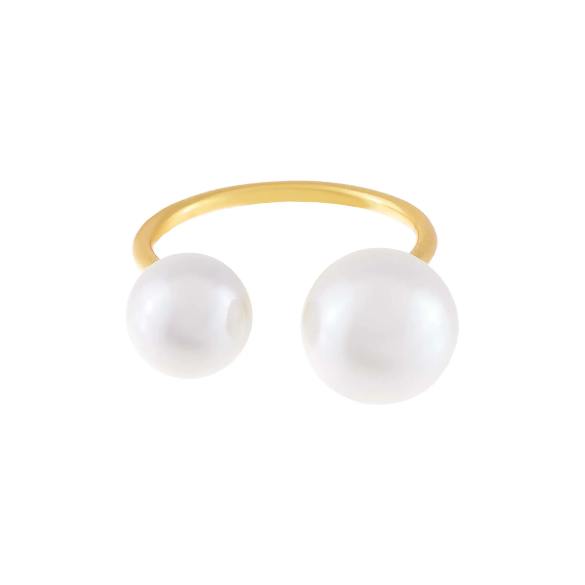 Open Pearl Ring sold by Adina Eden's product image thumbnail 3