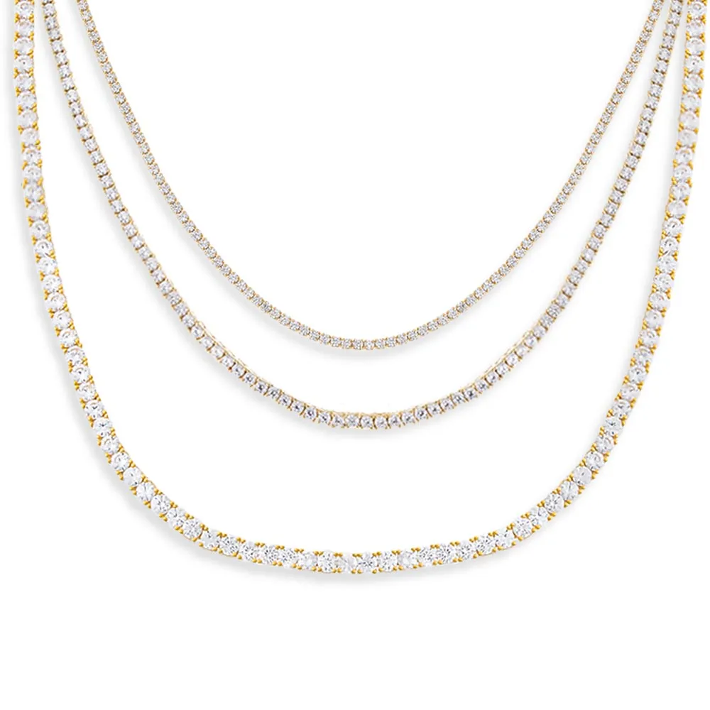 I Speak Tennis Necklace Combo Set sold by Adina Eden's