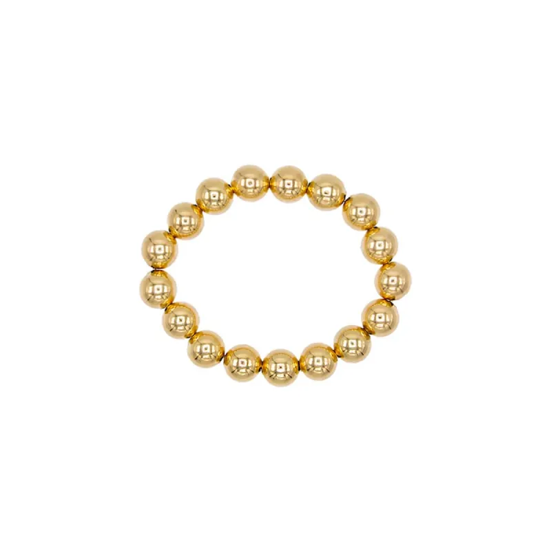 Super Chunky Beaded Ball Stretch Bracelet sold by Adina Eden's
