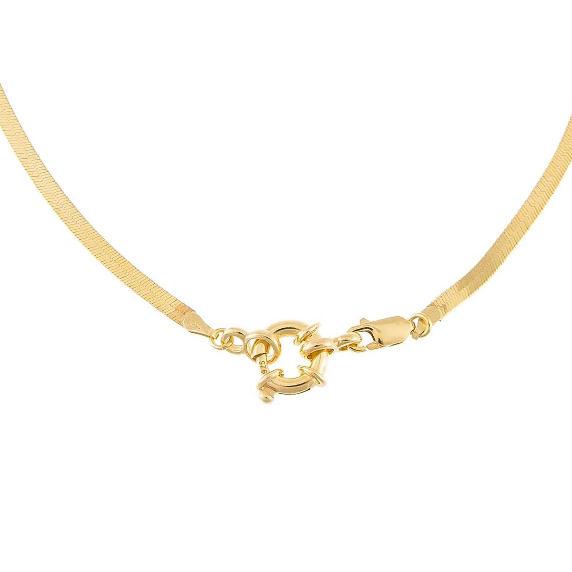 Toggle Herringbone Necklace sold by Adina Eden's