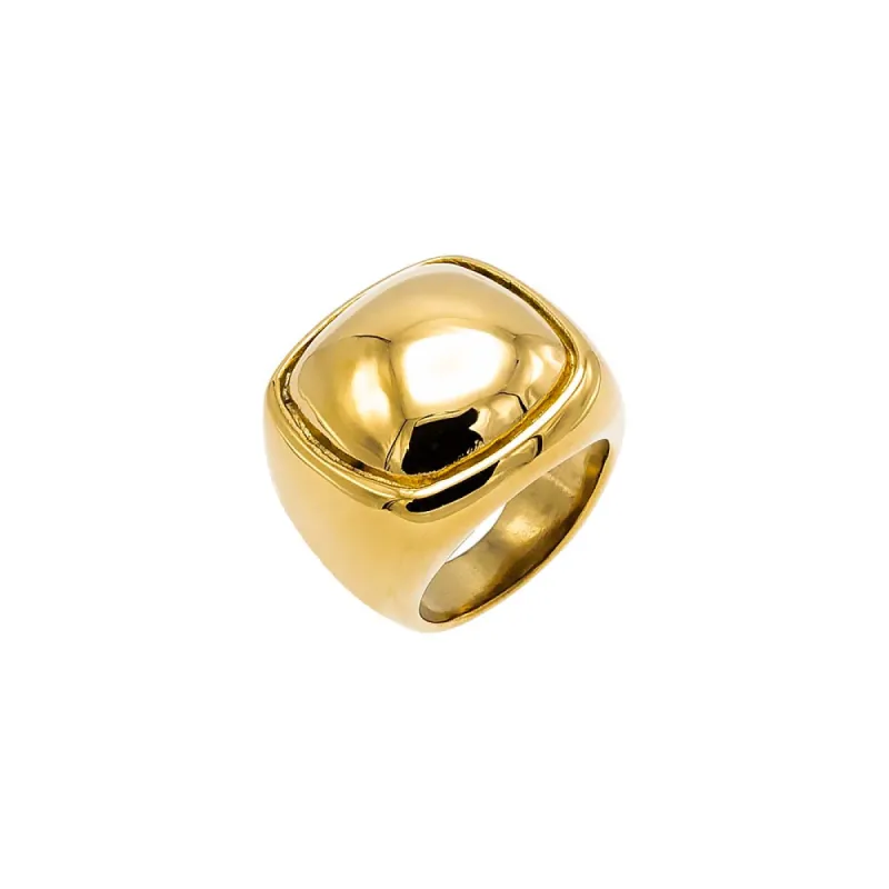 Square Signet Style Statement Ring sold by Adina Eden's