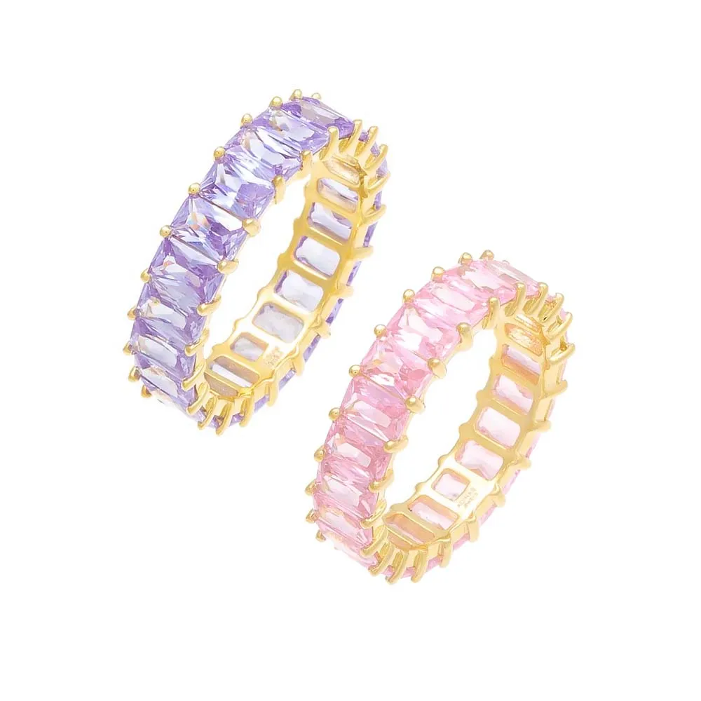 The Pastel Eternity Band Combo Set sold by Adina Eden's