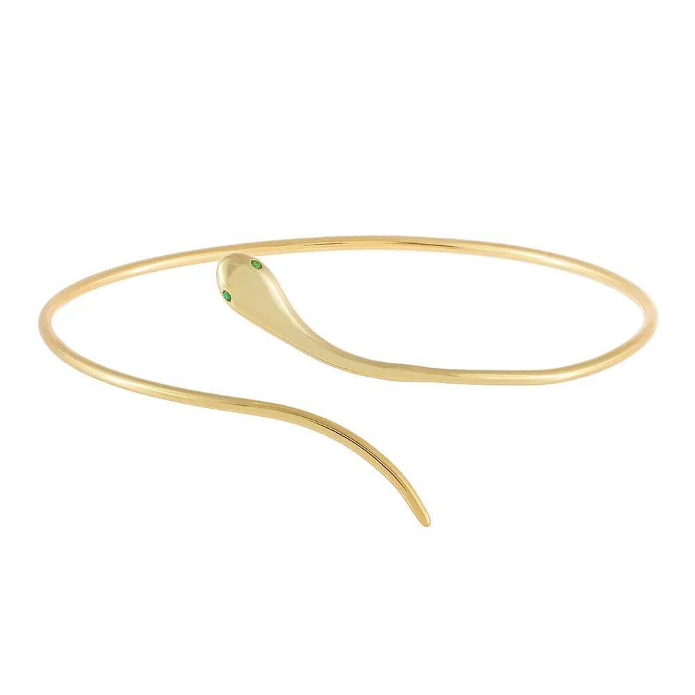 Solid Snake Wrap Bangle sold by Adina Eden's