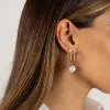 Four Prong Pearl Stud Earring sold by Adina Eden's