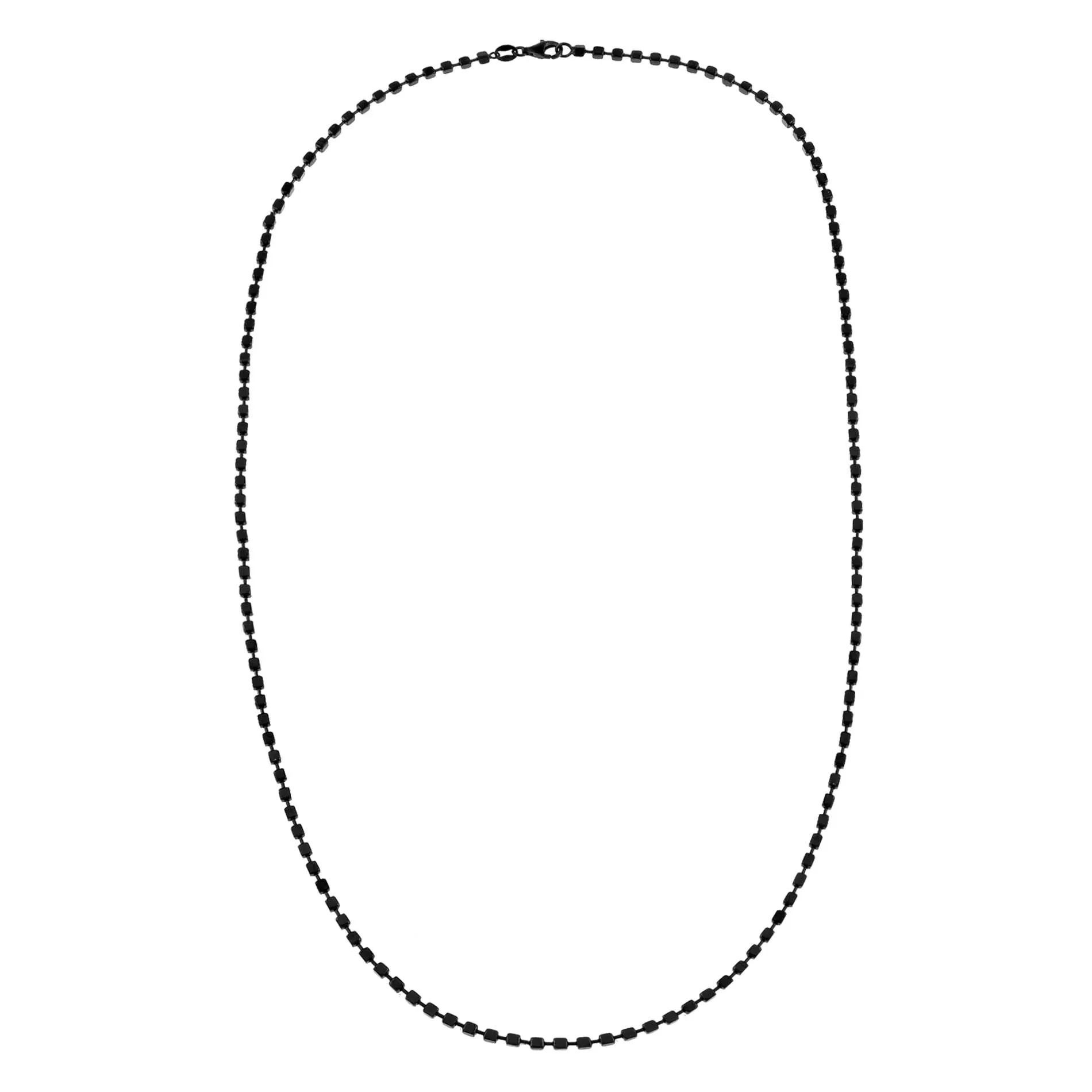 Men's Onyx Beaded Necklace sold by Adina Eden's product image thumbnail 2