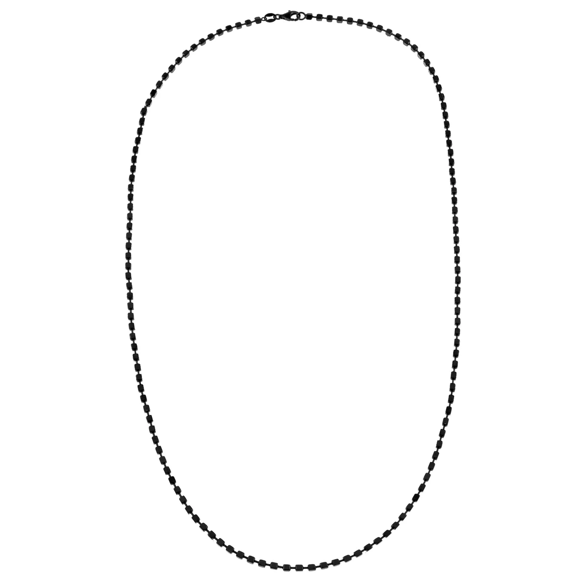 Men's Onyx Beaded Necklace sold by Adina Eden's product image thumbnail 4