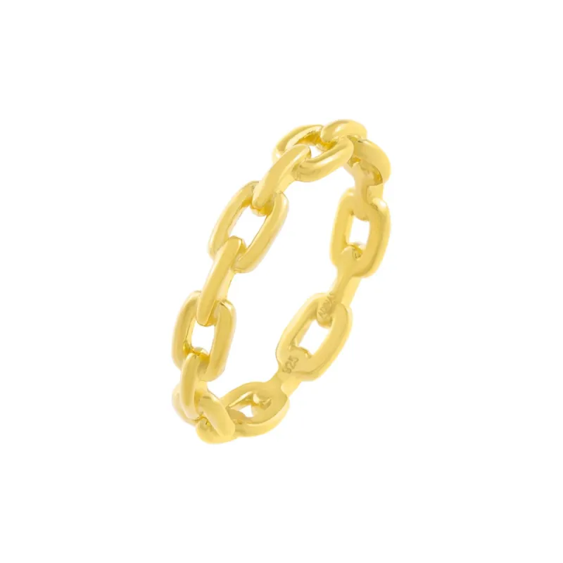 Chain Link Ring sold by Adina Eden's