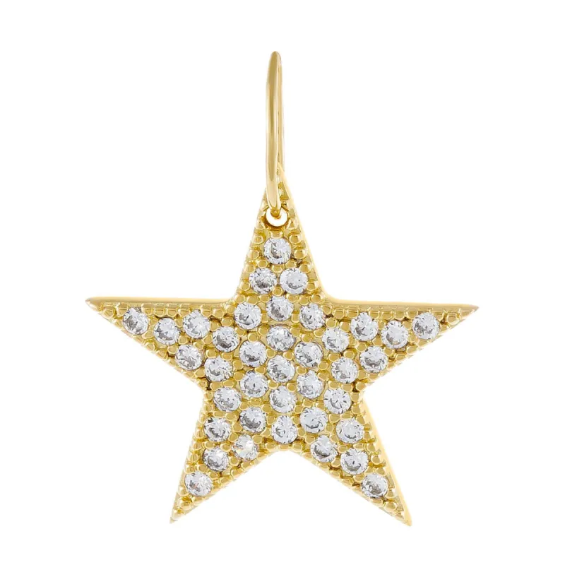 Pavé Star Charm sold by Adina Eden's