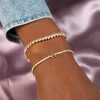 Gemstone Heart Tennis Bracelet sold by Adina Eden's