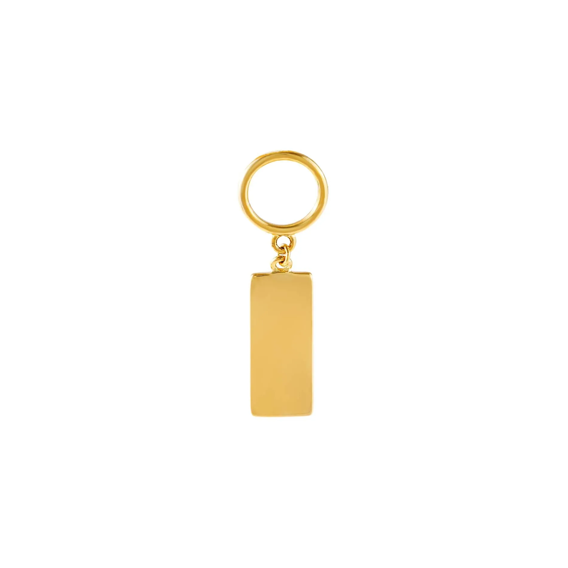 Dog Tag Necklace Charm sold by Adina Eden's