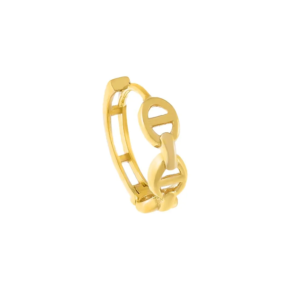 Mariner Huggie Earring 14K sold by Adina Eden's product image thumbnail 3