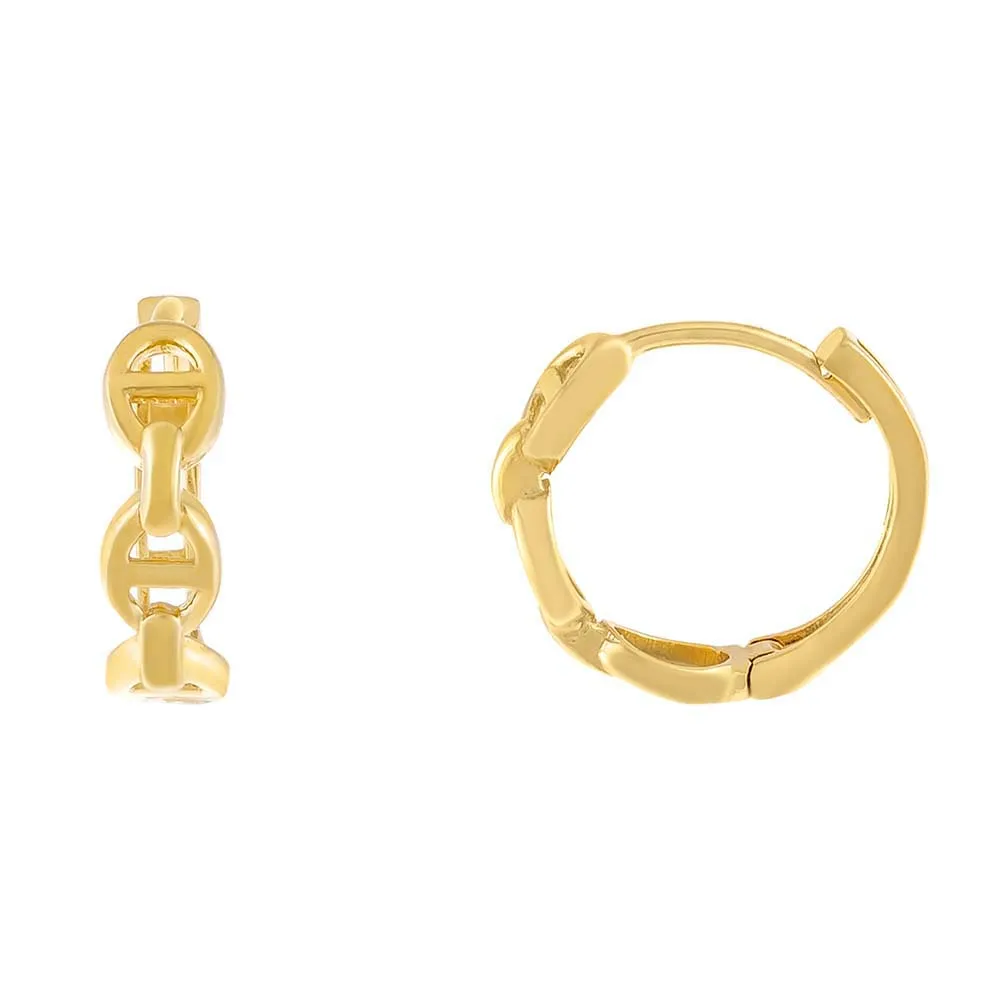 Mariner Huggie Earring 14K sold by Adina Eden's