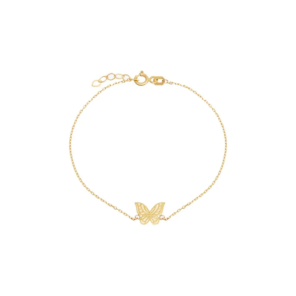 Adina Eden Butterfly Bracelet 14K sold by Adina Eden's