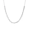 CZ Multi Shape Half Tennis Necklace sold by Adina Eden's