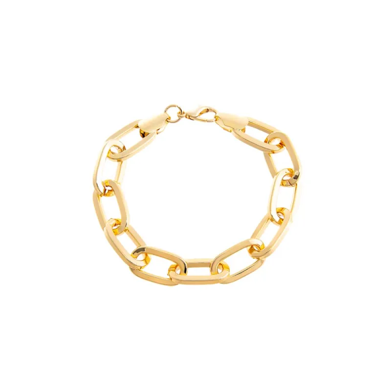 Round Elongated Chain Bracelet sold by Adina Eden's