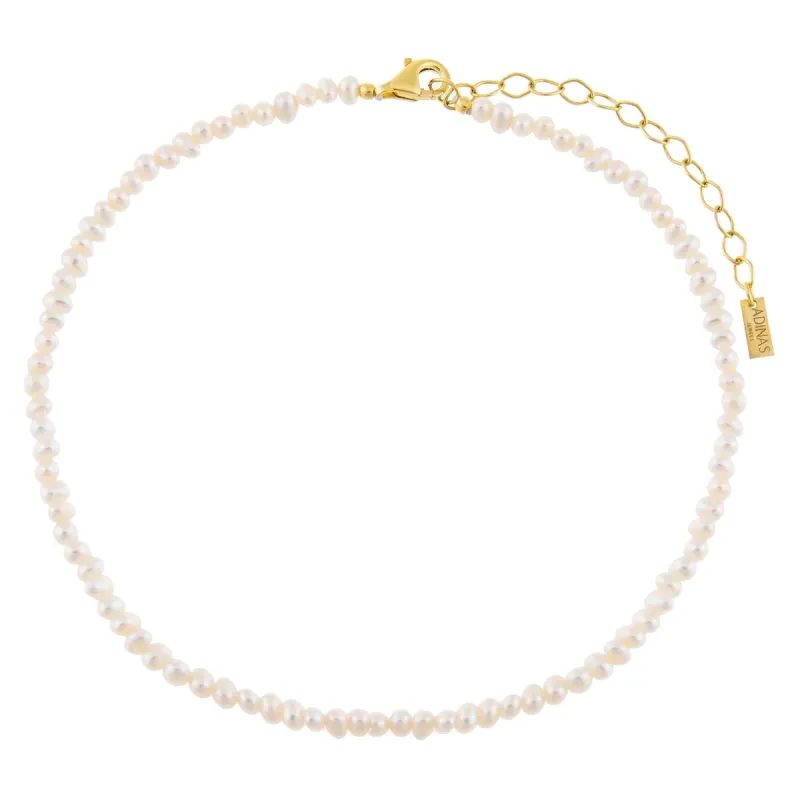 Tiny Pearl Anklet sold by Adina Eden's