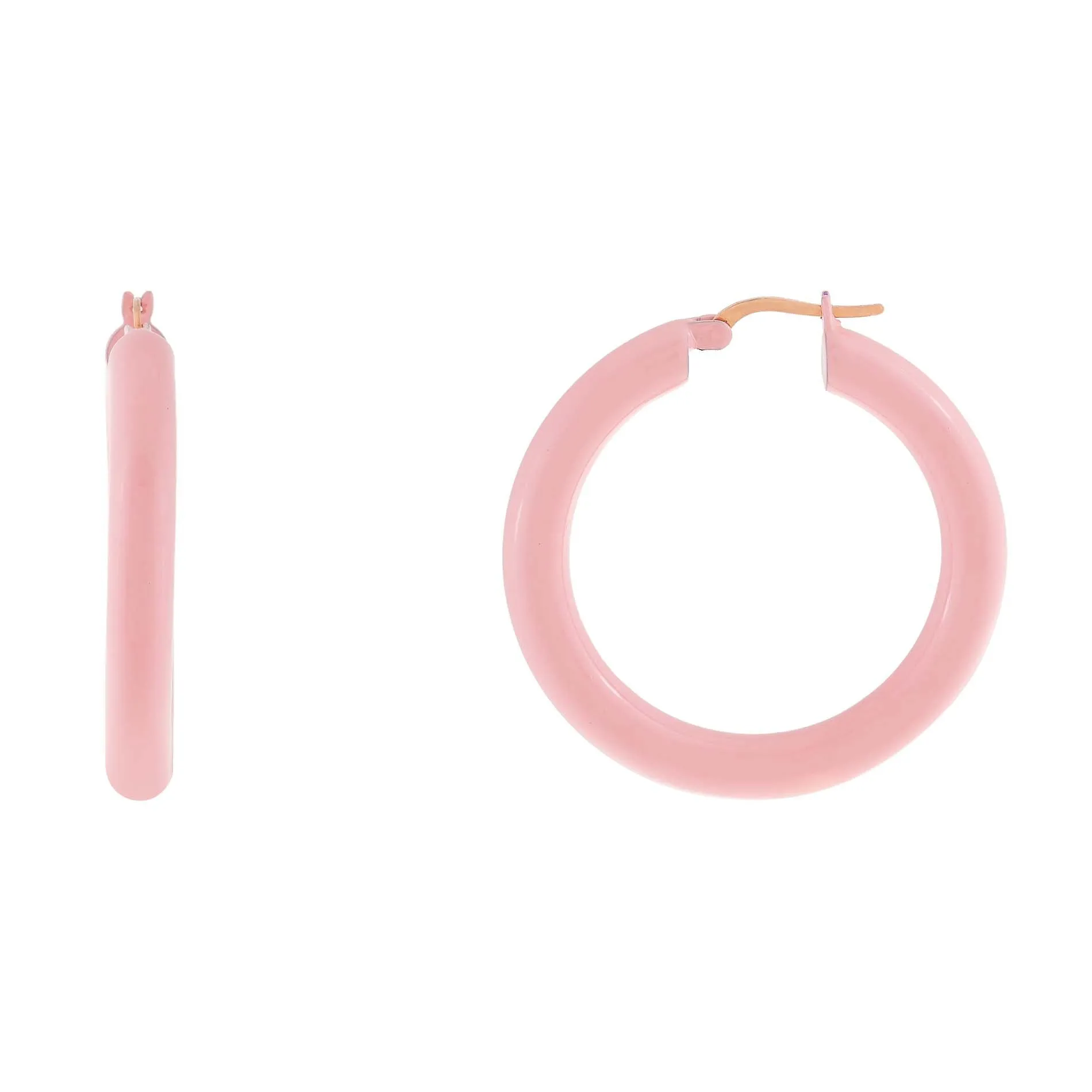 Pastel Colored Hoop Earring sold by Adina Eden's product image thumbnail 3