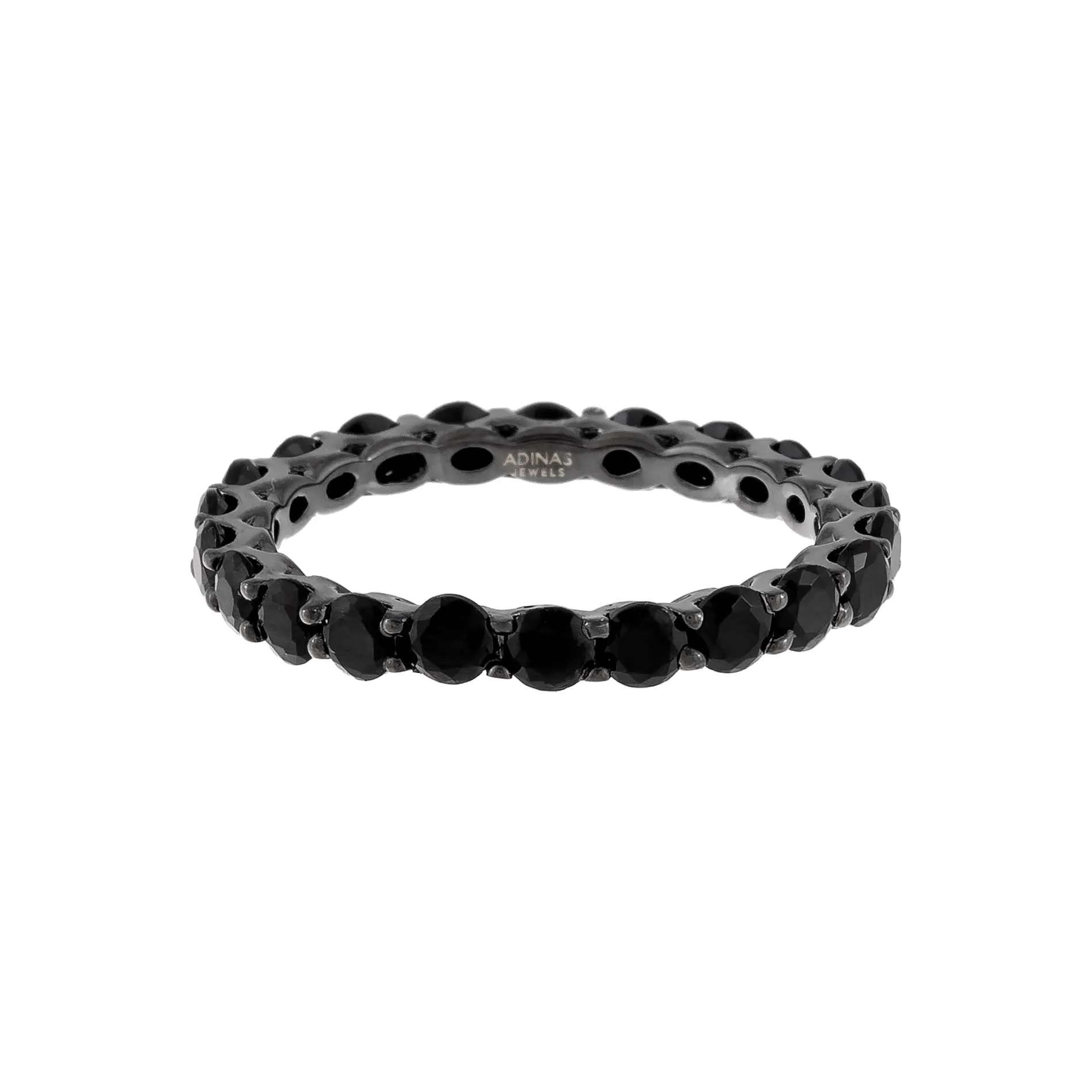 CZ Onyx Dainty Ring sold by Adina Eden's product image thumbnail 4