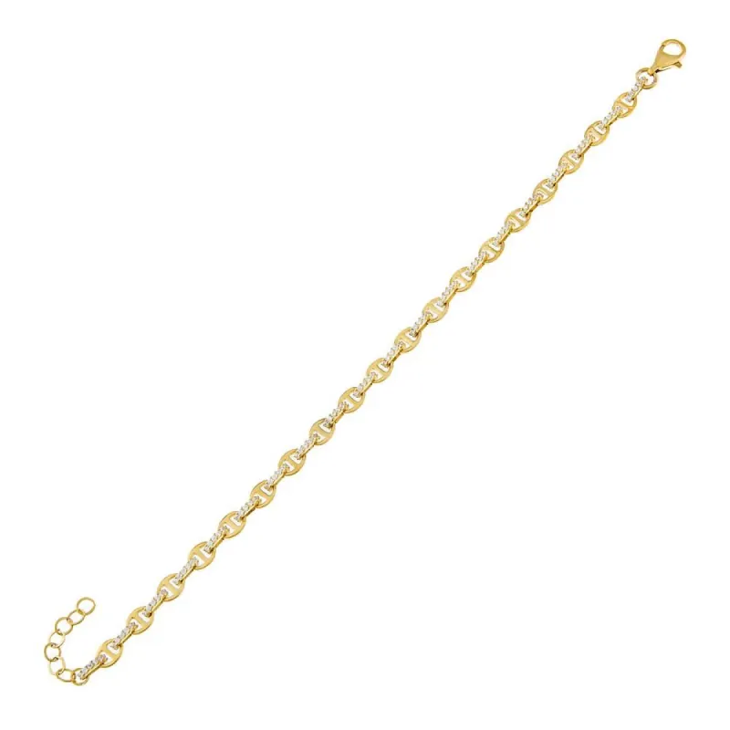 Mini Mariner Pavé Bracelet sold by Adina Eden's