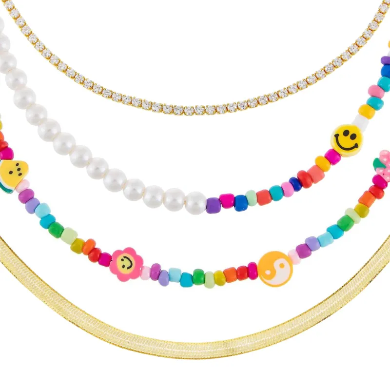 The Iconic Camp Necklace Combo Set sold by Adina Eden's