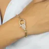 Pavé Large Clasp Link Bracelet sold by Adina Eden's