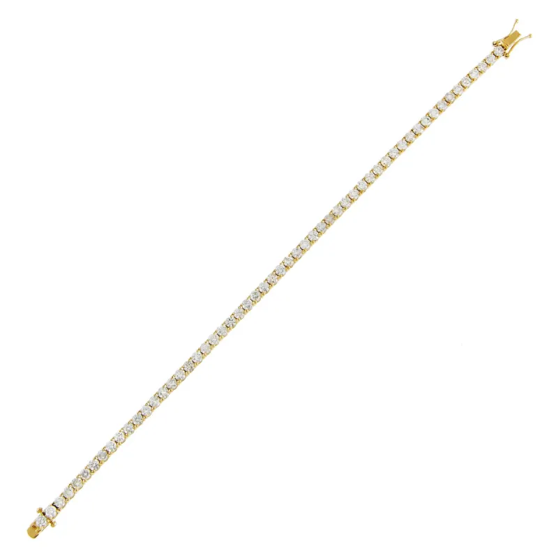 Diamond Tennis Bracelet 14K sold by Adina Eden's