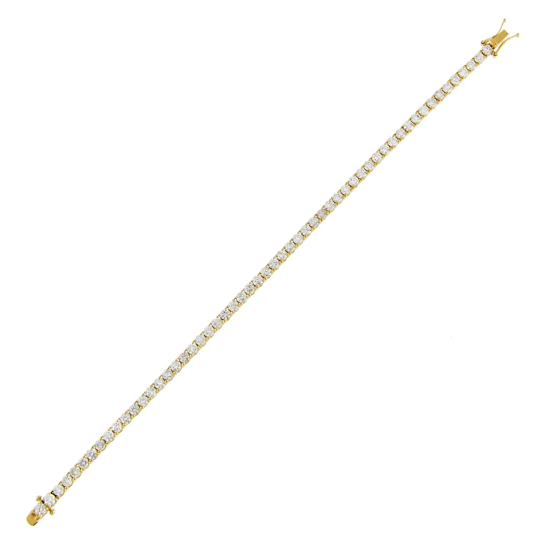 Diamond Tennis Bracelet 14K sold by Adina Eden's