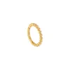 Beaded Huggie Earring 14K sold by Adina Eden's