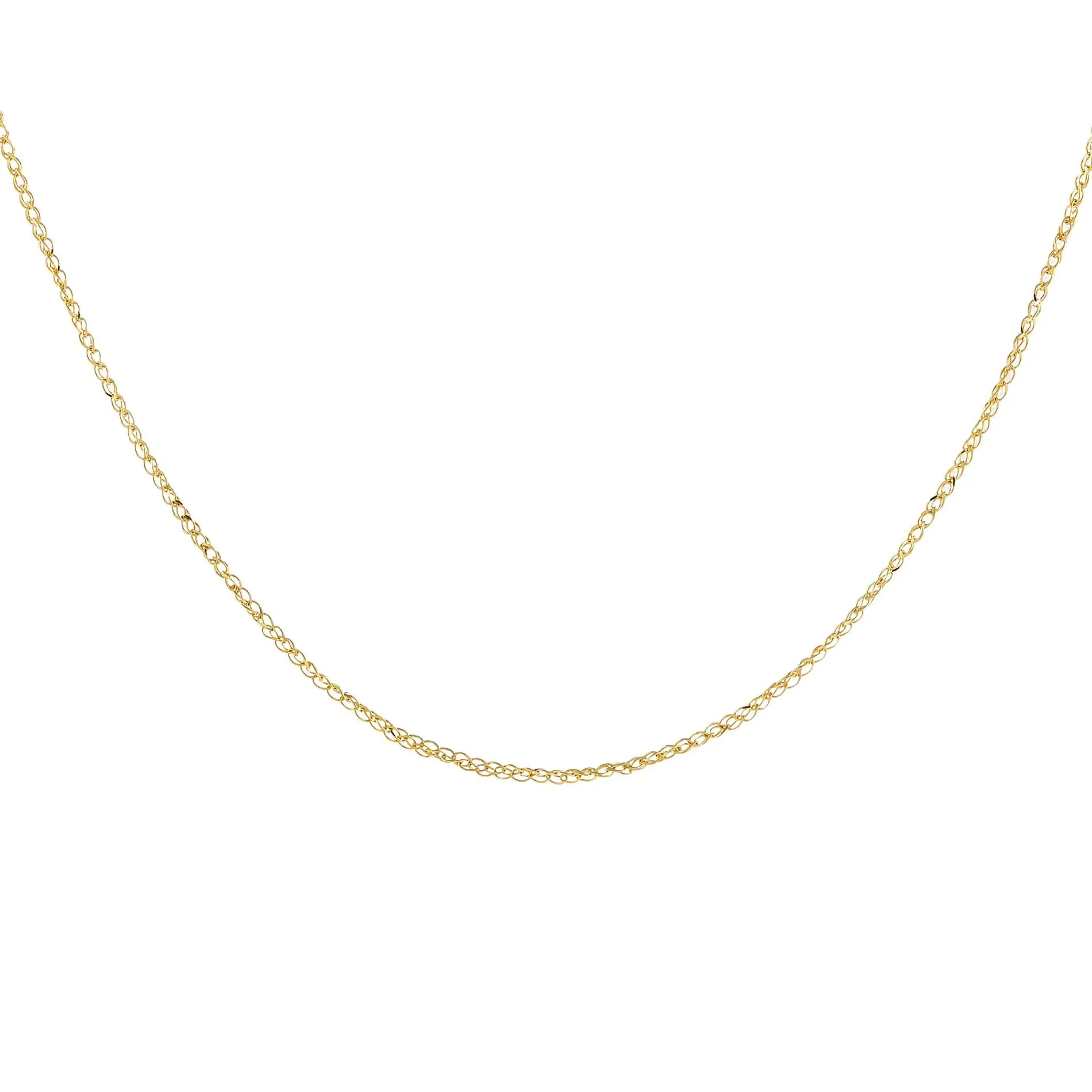 Thin Interlocked Link Necklace 14K sold by Adina Eden's
