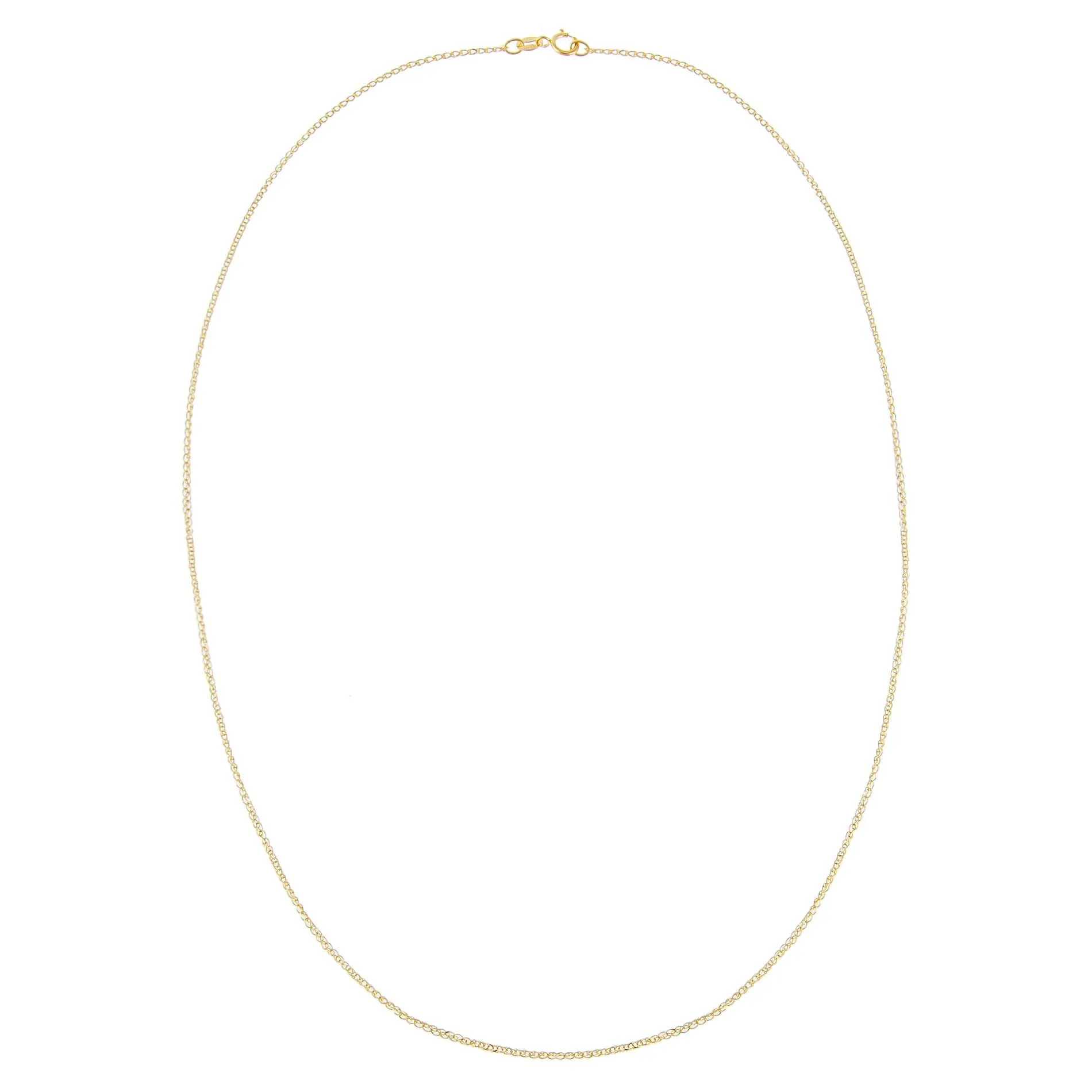 Thin Interlocked Link Necklace 14K sold by Adina Eden's product image thumbnail 2