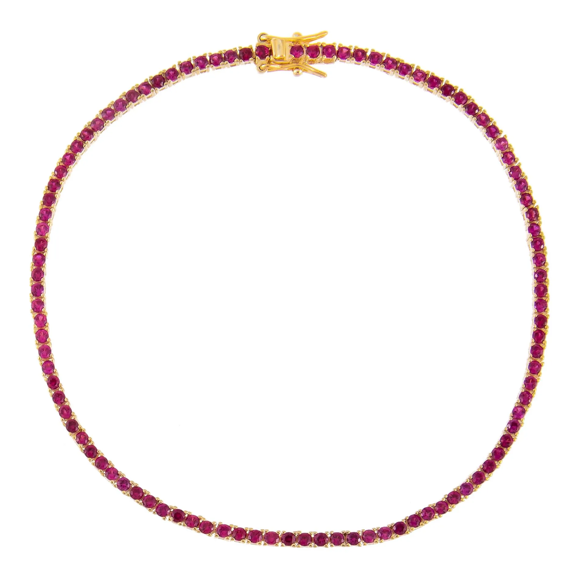 Colored Tennis Anklet sold by Adina Eden's product image thumbnail 3