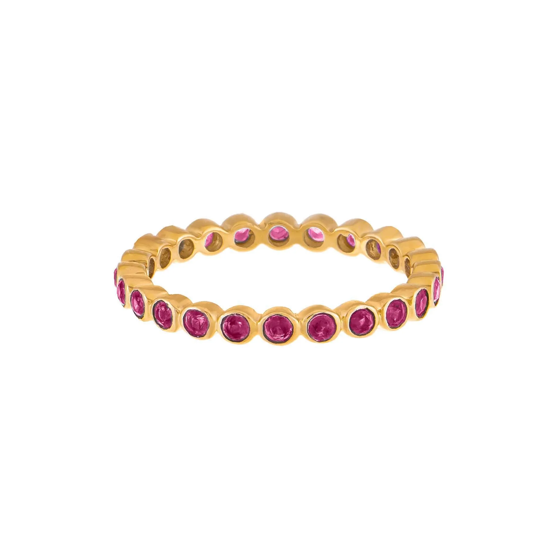 Gemstone Bezel Ring 14K sold by Adina Eden's product image thumbnail 4