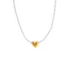 Puffy Heart X Pearl Necklace sold by Adina Eden's