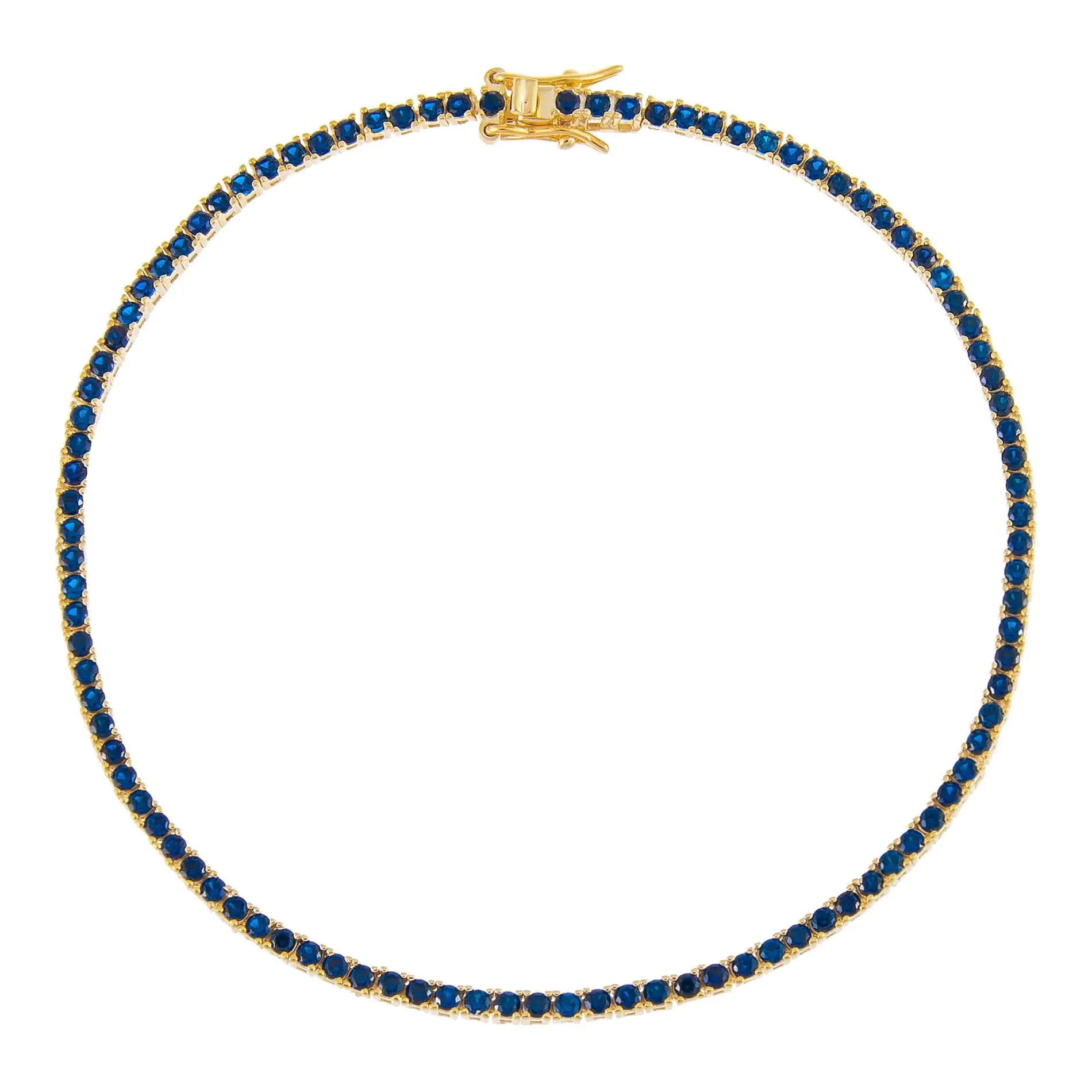 Colored Tennis Anklet sold by Adina Eden's product image thumbnail 4