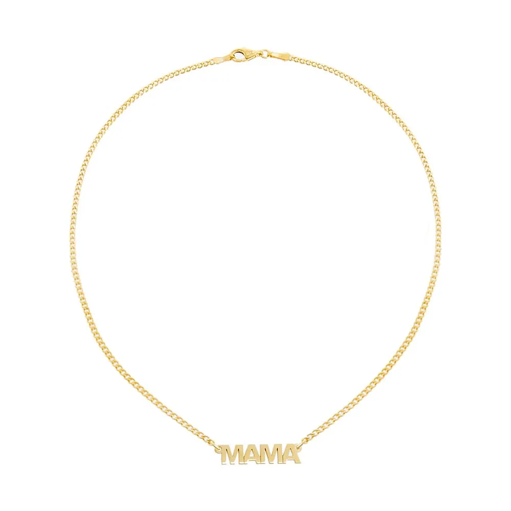 MAMA Mini Nameplate Choker sold by Adina Eden's product image thumbnail 2