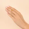 Diamond Multi Bezel Ring 14K sold by Adina Eden's