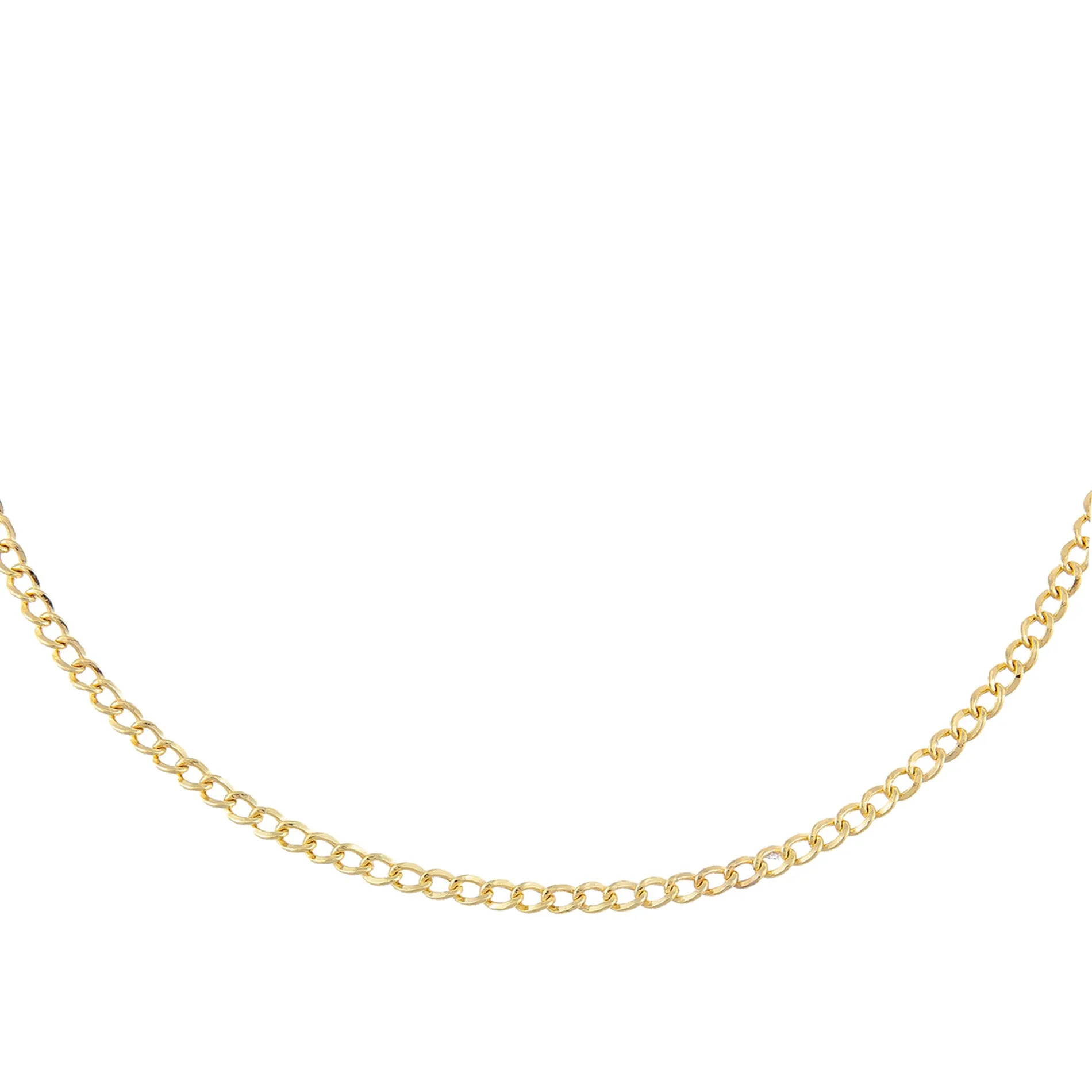 Cuban Chain Necklace 14K sold by Adina Eden's