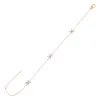 Diamond Multi Flower Cluster Bracelet 14K sold by Adina Eden's