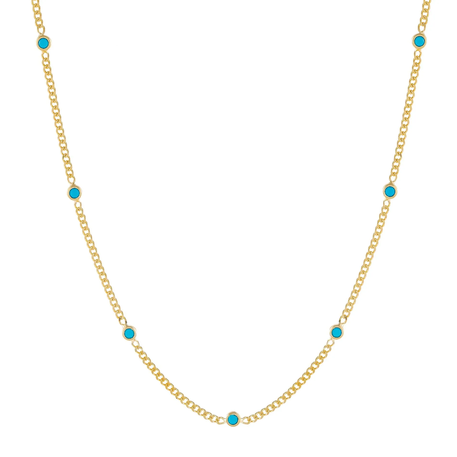 CZ Colored Cuban Chain Choker sold by Adina Eden's product image thumbnail 5